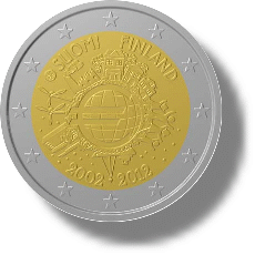 2012 Finnland Gemeinschaftsausgabe 10 Jahre Euro Bargeld