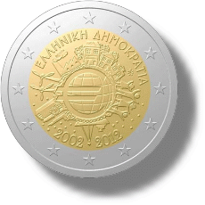 2012 Griechenland Gemeinschaftsausgabe 10 Jahre Euro Bargeld
